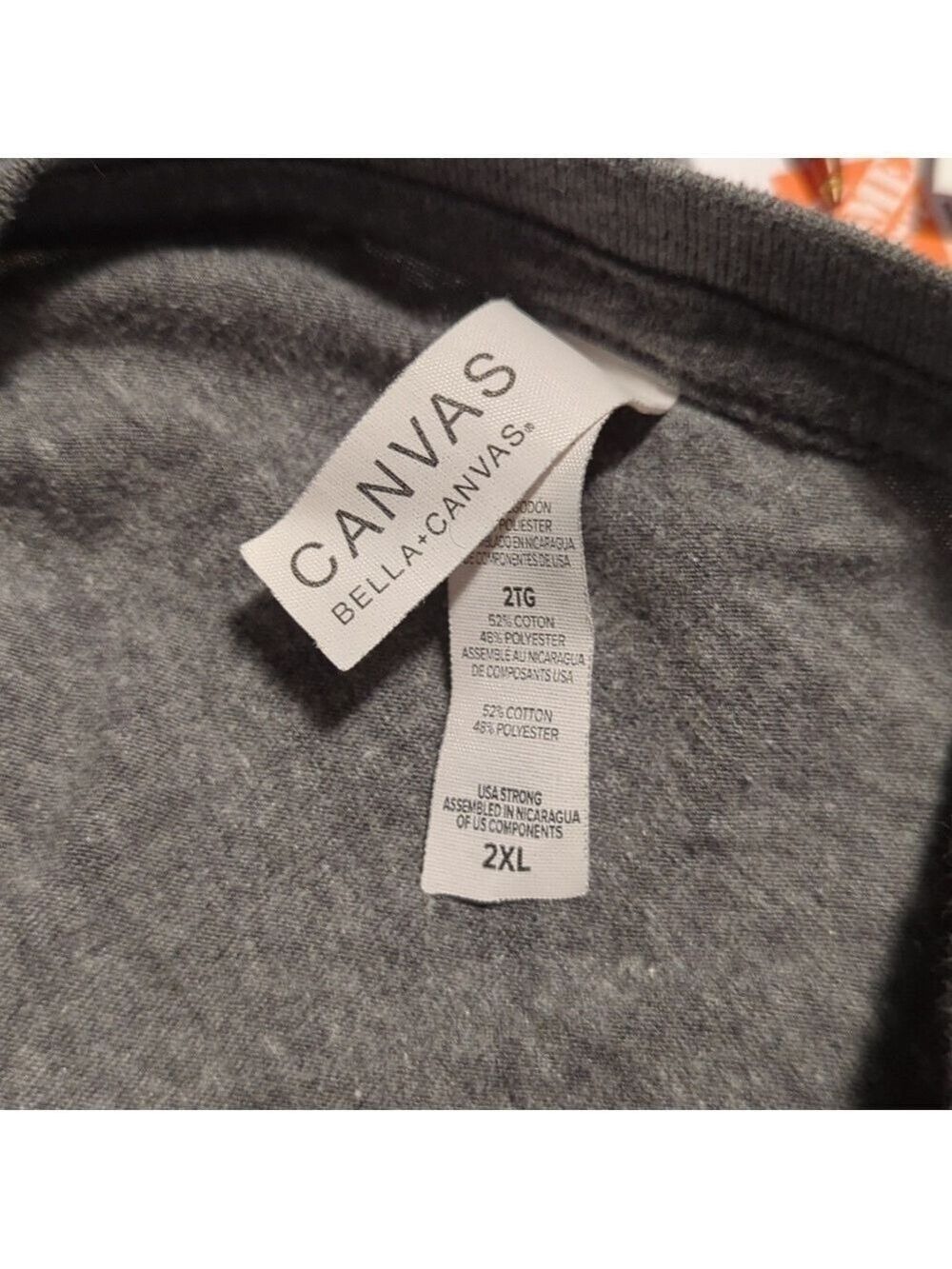 Bella Canvas Women's T Shirt 2XL Heather Gray Christmas Cookie Baking - Picture 9 of 10
